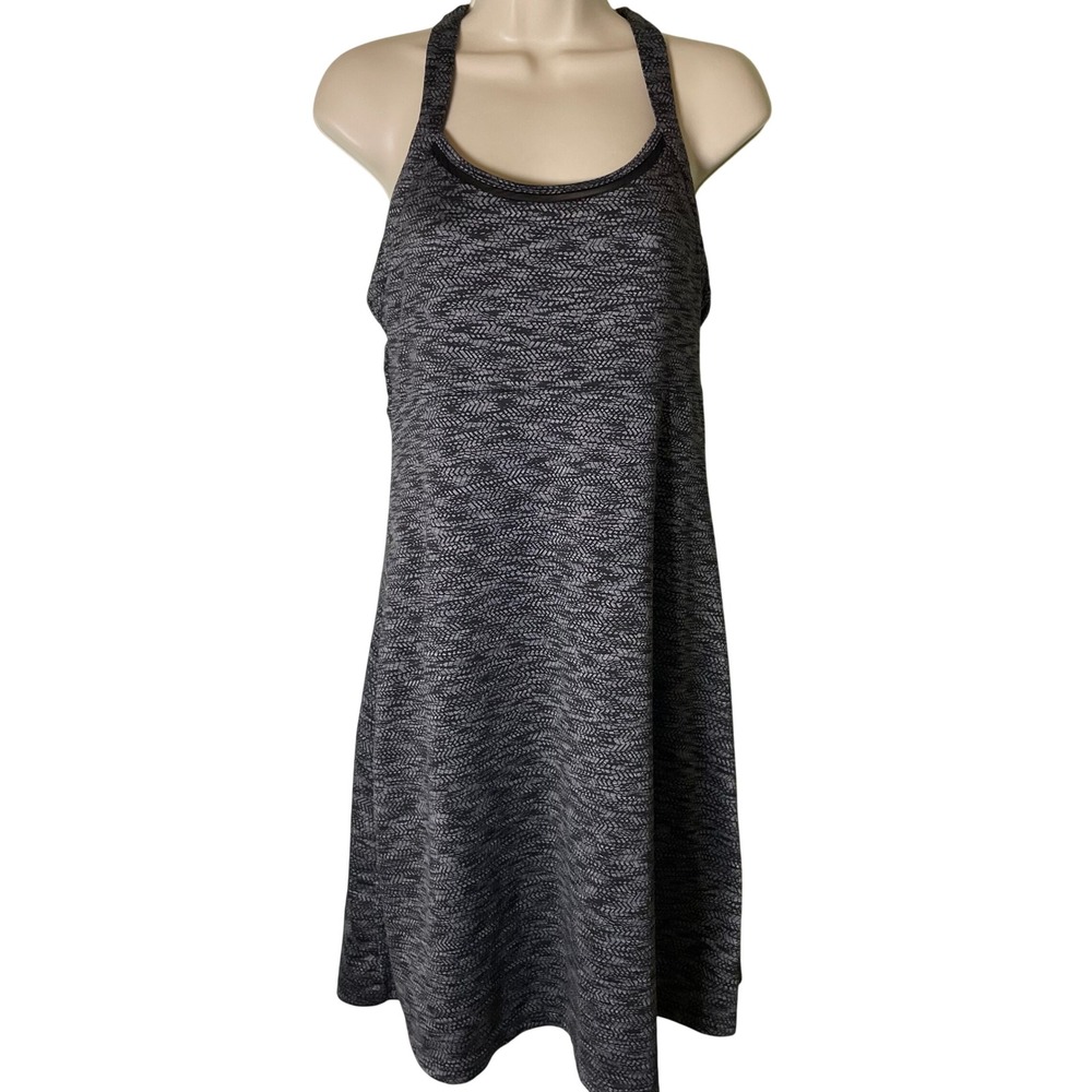 MPG Mondetta Performance Gear Athletic‎ Dress Size M Black Space Dye Racerback